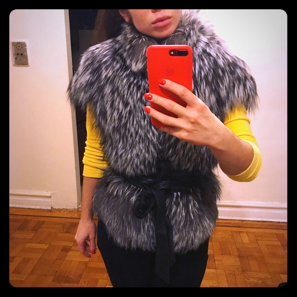 Silver Fox Fur Vest 🦊🦊🦊